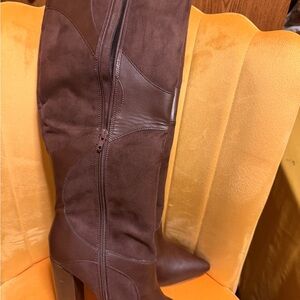 Brown Heeled Boots